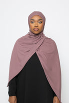 Hijab Jersey taupe rosé