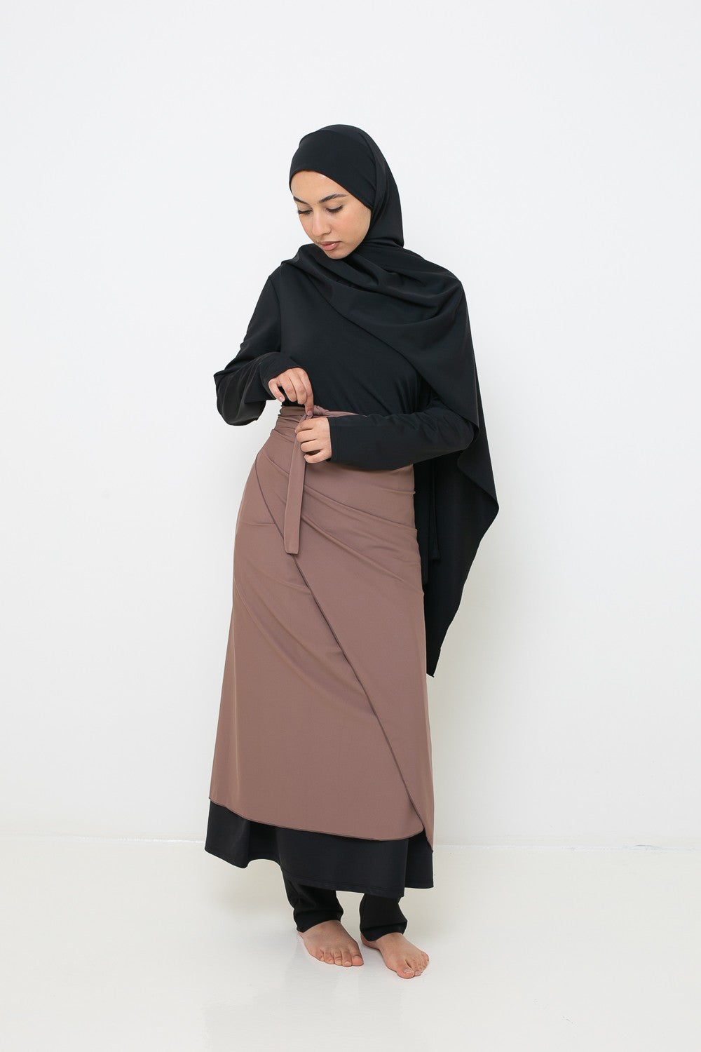 Paréo long à nouer pour burkini