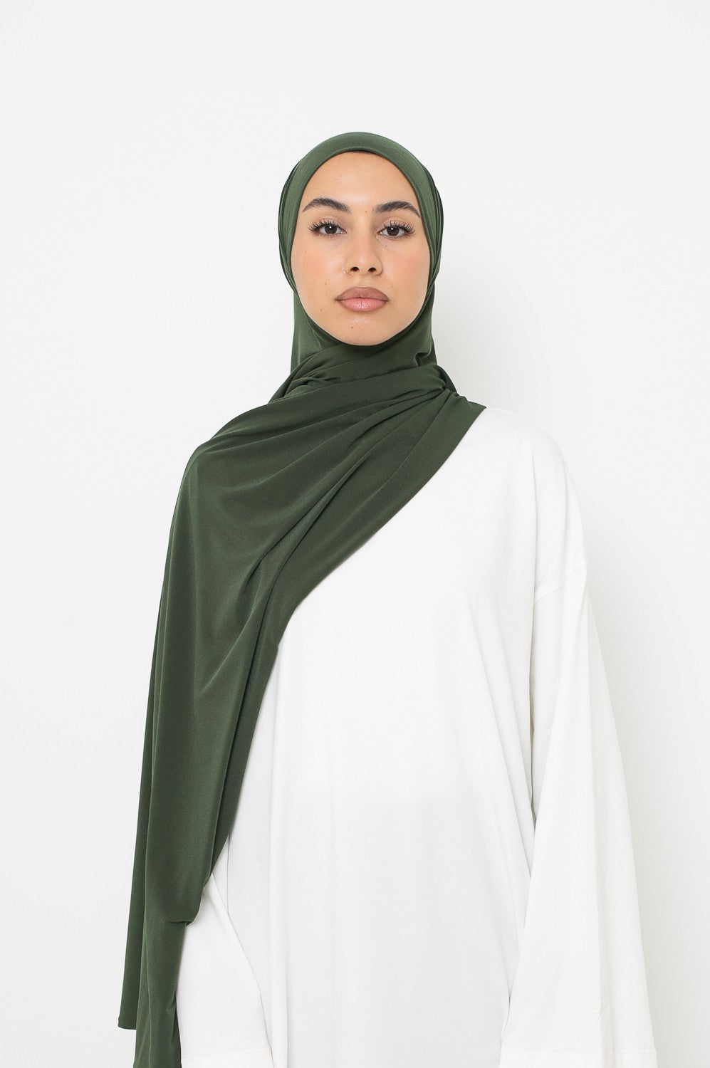 Hijab Jersey premium olive