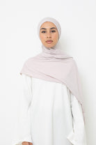 Hijab prêt à nouer Jersey premium nude