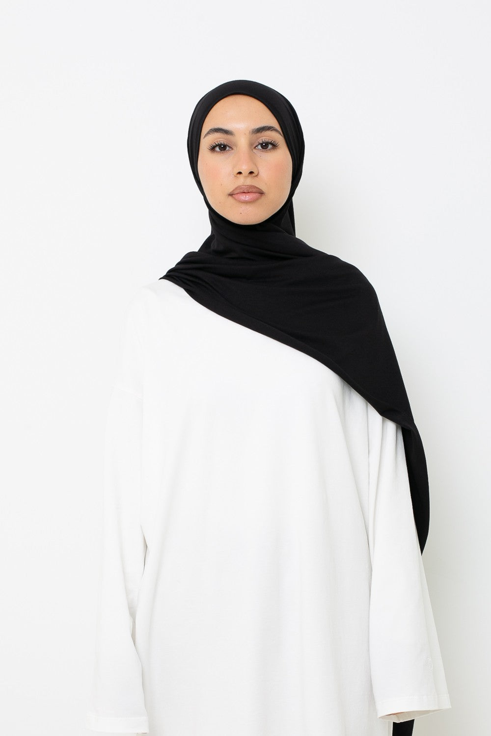 Hijab Jersey à nouer noir