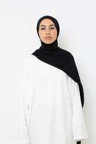 Hijab Jersey à nouer noir