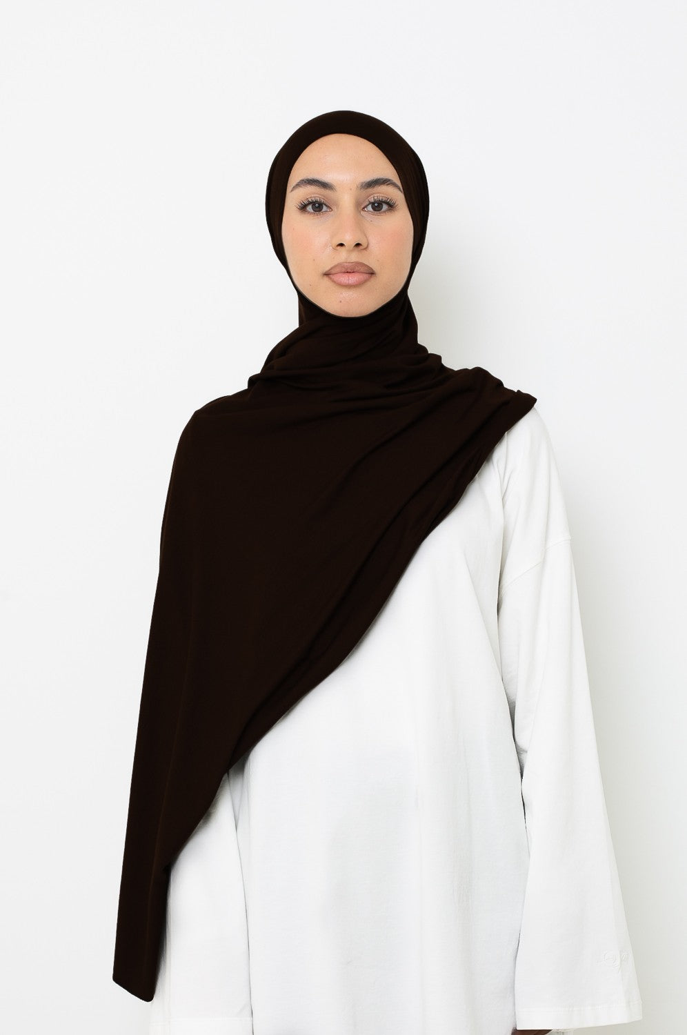 Hijab jersey coton viscose noir