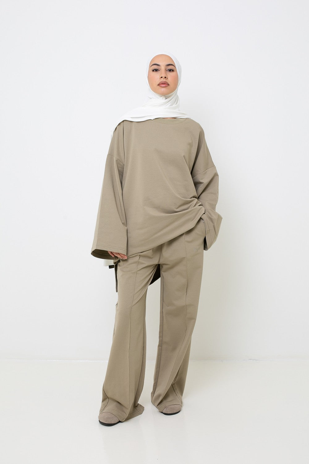 Pantalon ample coton sauge pour femme musulmane. Boutique hijab moderne