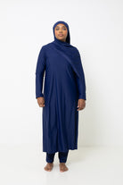 Burkini long et large de qualité qui ne colle pas. Boutique musulmane de burkini moderne.