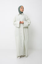 Robe chemise coton premium pour femme musulmane. Collection printemps été.