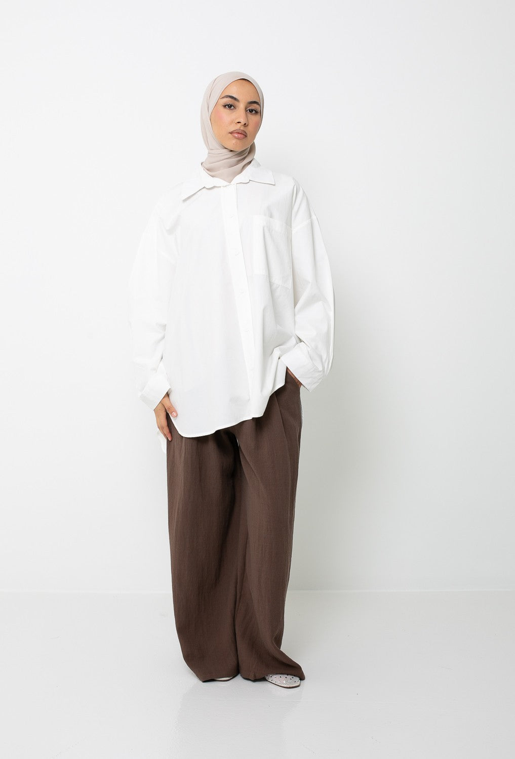 chemise coton premium coupa ample pour femme musulmane. Boutique hijab modeste.