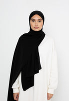 HIJAB SOIE DE MEDINE NOIR