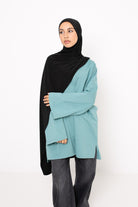 Haut ample en coton automne hiver pour femme moderne modeste. Boutique hijjab