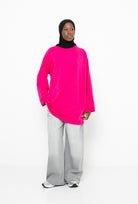 t-shirt long et large en coton pour femme modeste. Boutique hijab moderne.