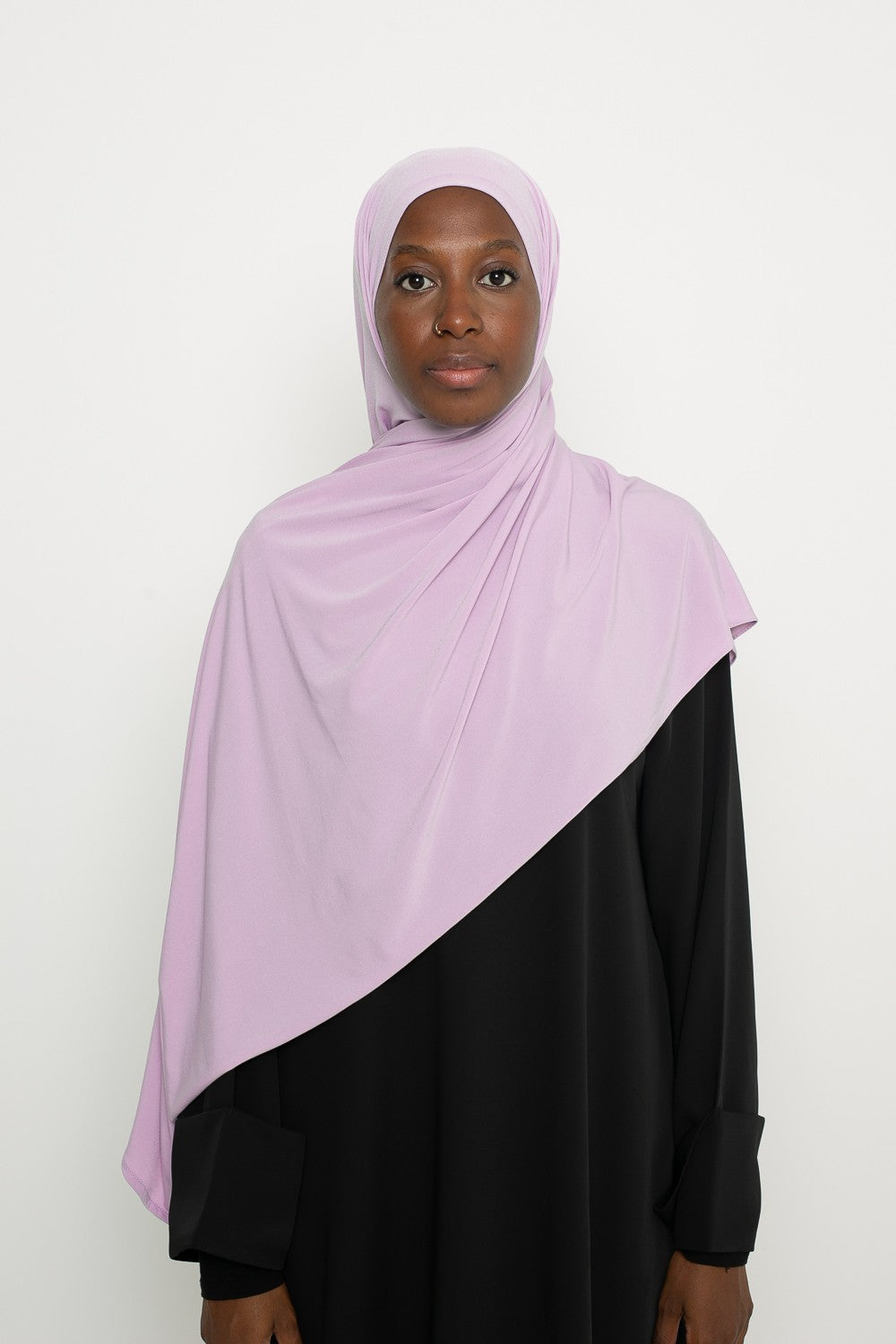 Hijab Jersey premium lilas