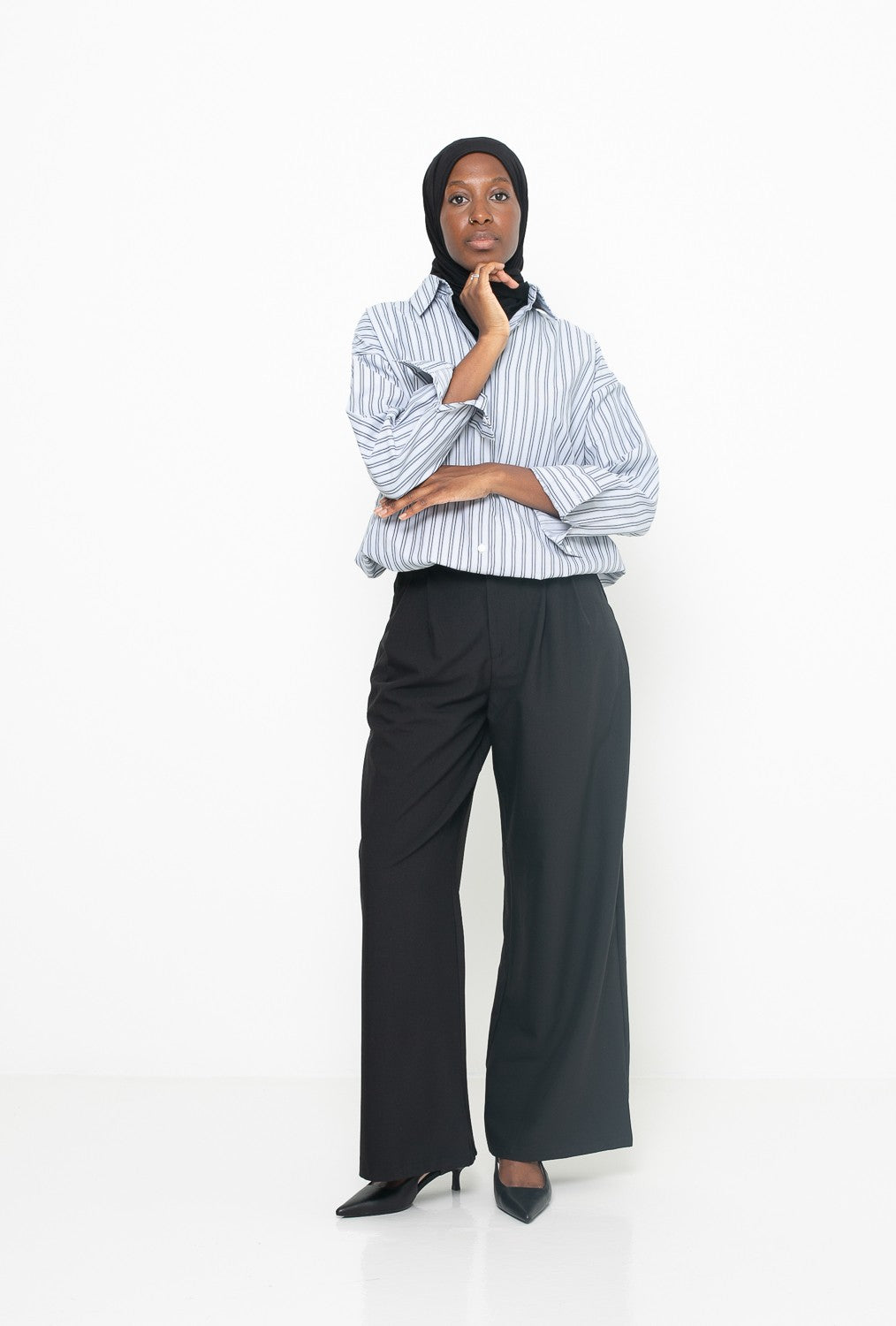 pantalon ample taille haute pour femme musulmane. Boutique hijab.