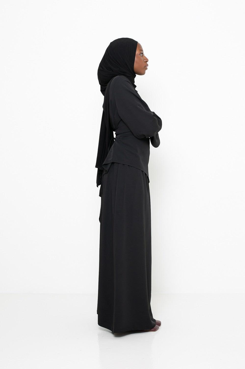 ensemble jupe et haut asymétrique