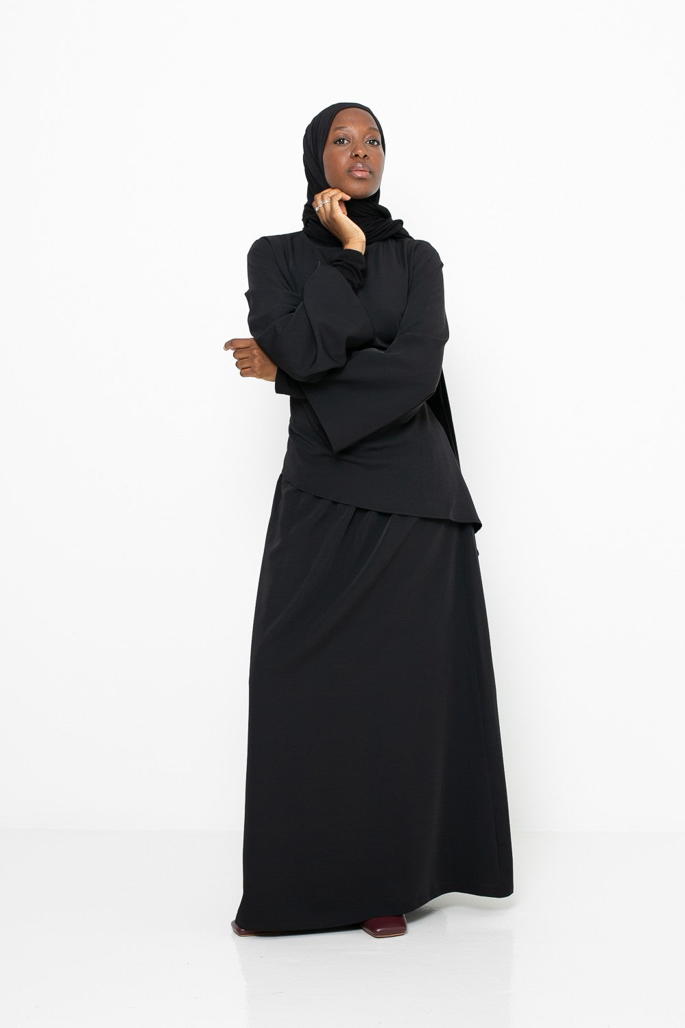 ensemble asymétrique noir