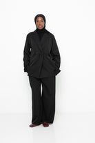 ensemble tailleur noir femme musulmane