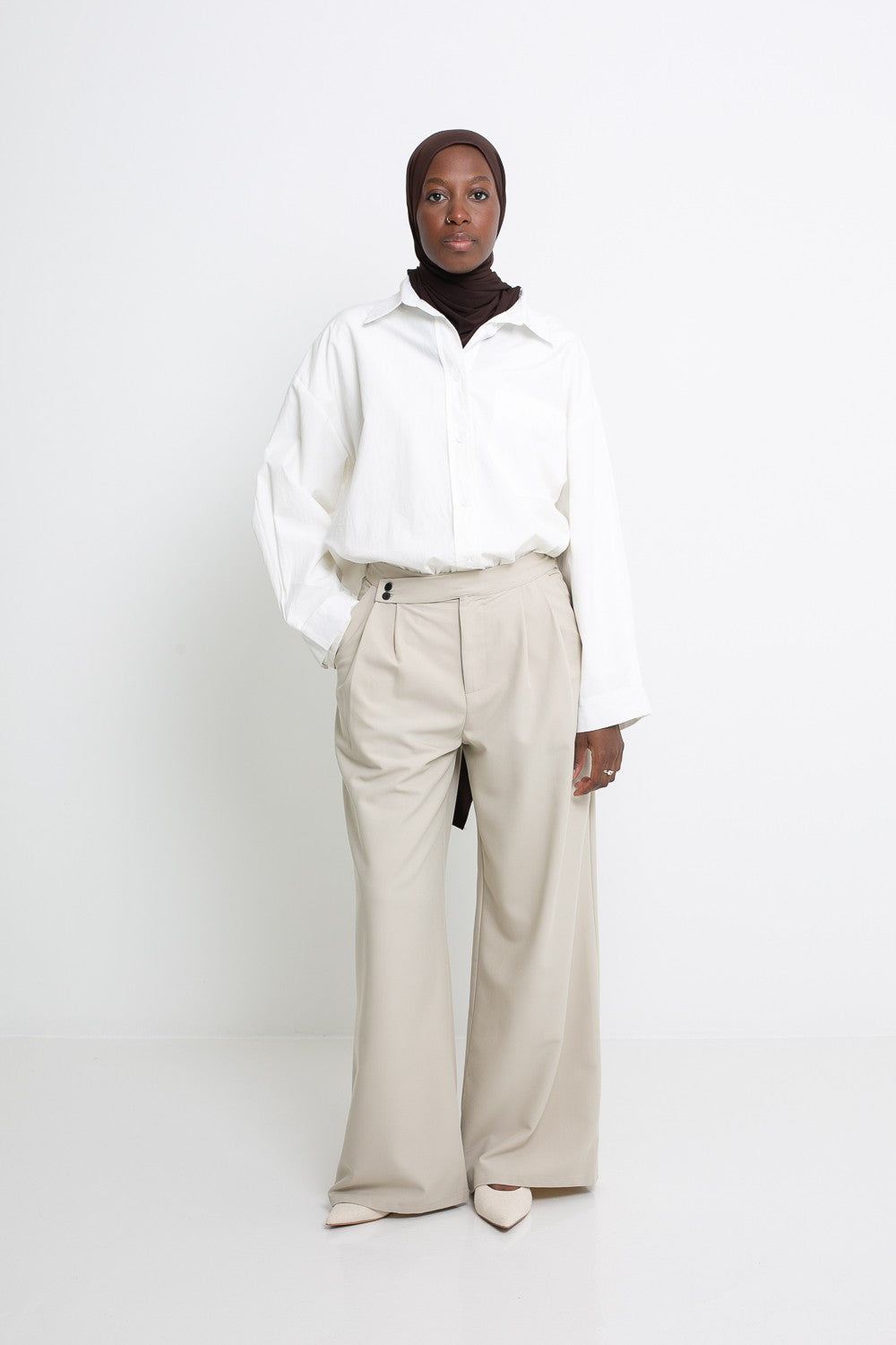 Pantalon ample habillé pour femme musulmane. Boutique hijab mode.