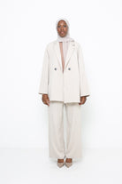 Ensemble tailleur blazer moderne pour femme voilée musulmane