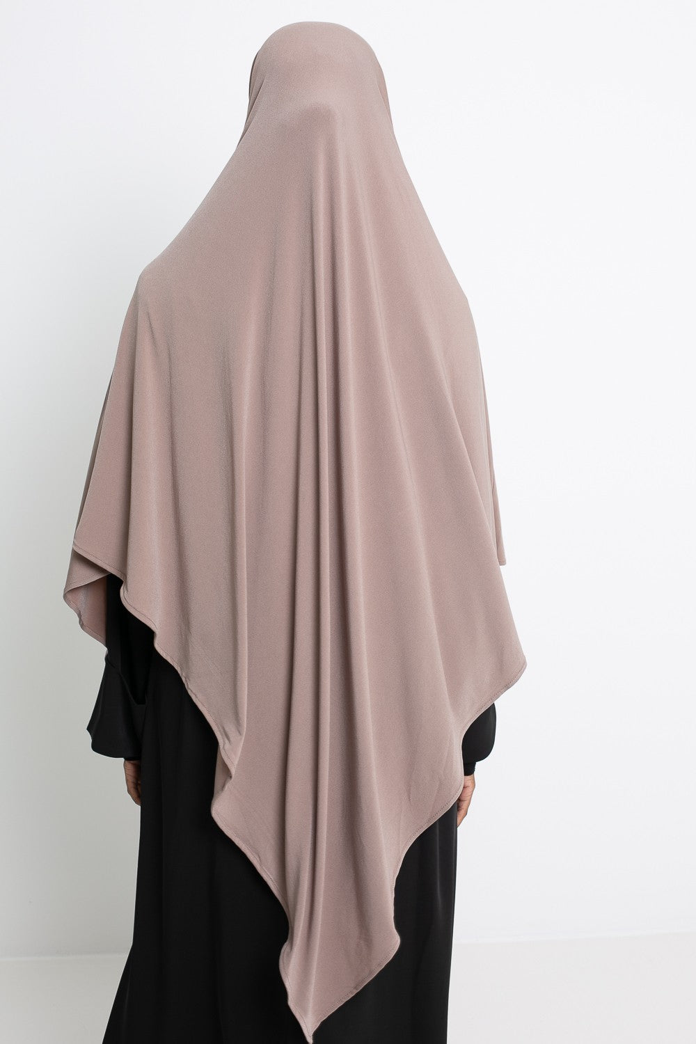 ★Premium 3 レイヤードKhimar (Taupe)【新品、未使用】 Khimar Sandy Jersey taupe – Chic & Modesty