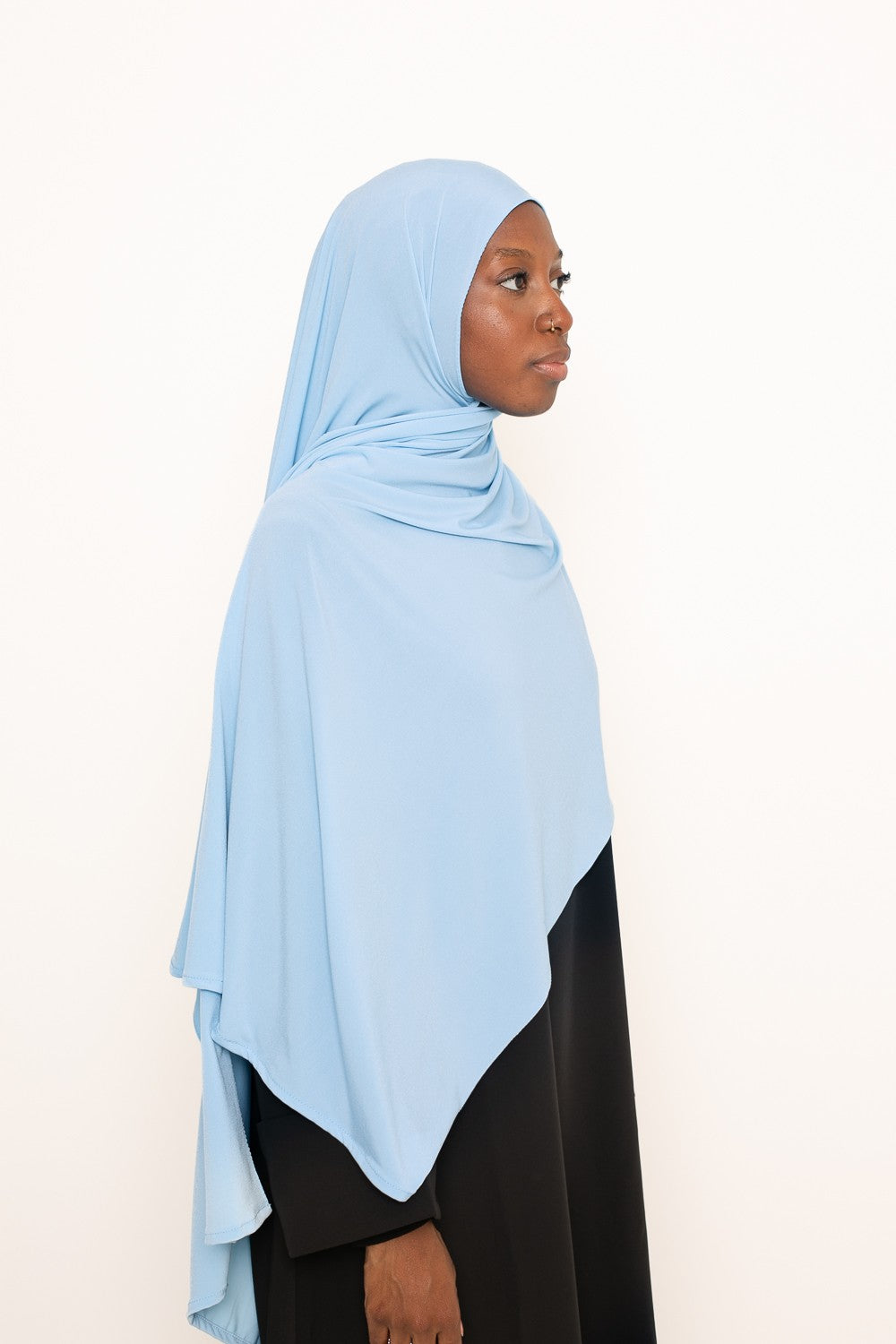 HIJAB JERSEY PREMIUM BLEU CLAIR