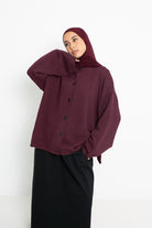 Cardigan gilet maille hiver pour femme musulmane. Boutique hijab moderne