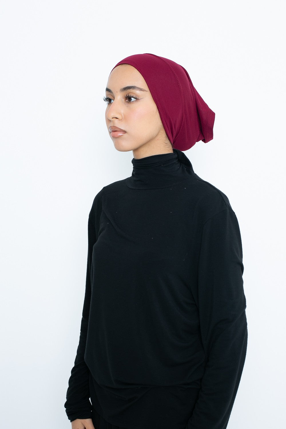 Bonnet jersey sous hijab pour femme musulmane