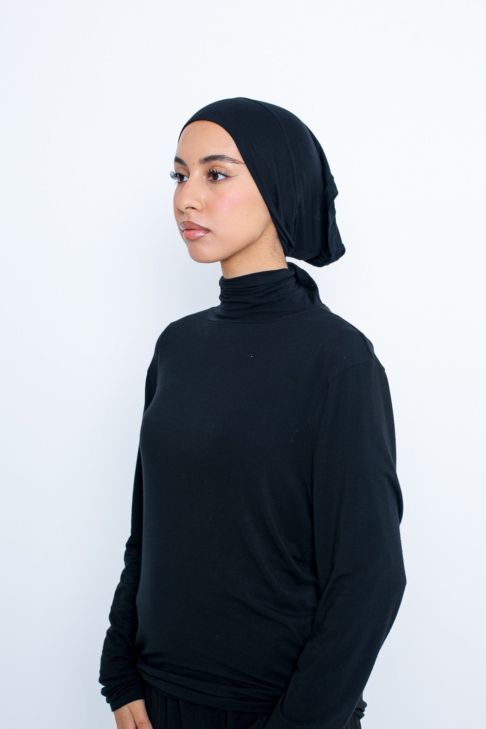 Bonnet tube en Jersey sous hijab