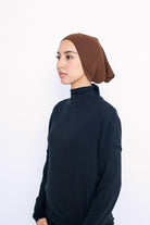 Bonnet tube en Jersey sous hijab