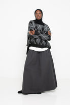 Pull ample en laine vintage pour femme moderne musulmane