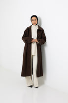 Collection hiver manteau long pour femme modeste.