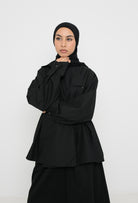 Surchemise détail manche structurée avec plis