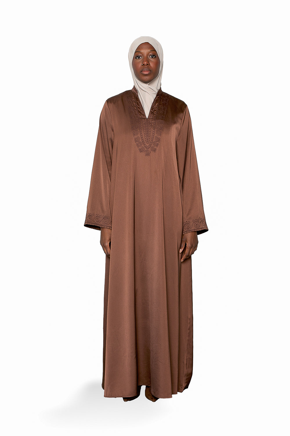 Robe moderne et traditionnelle pour femme musulmane. Boutique hijab.