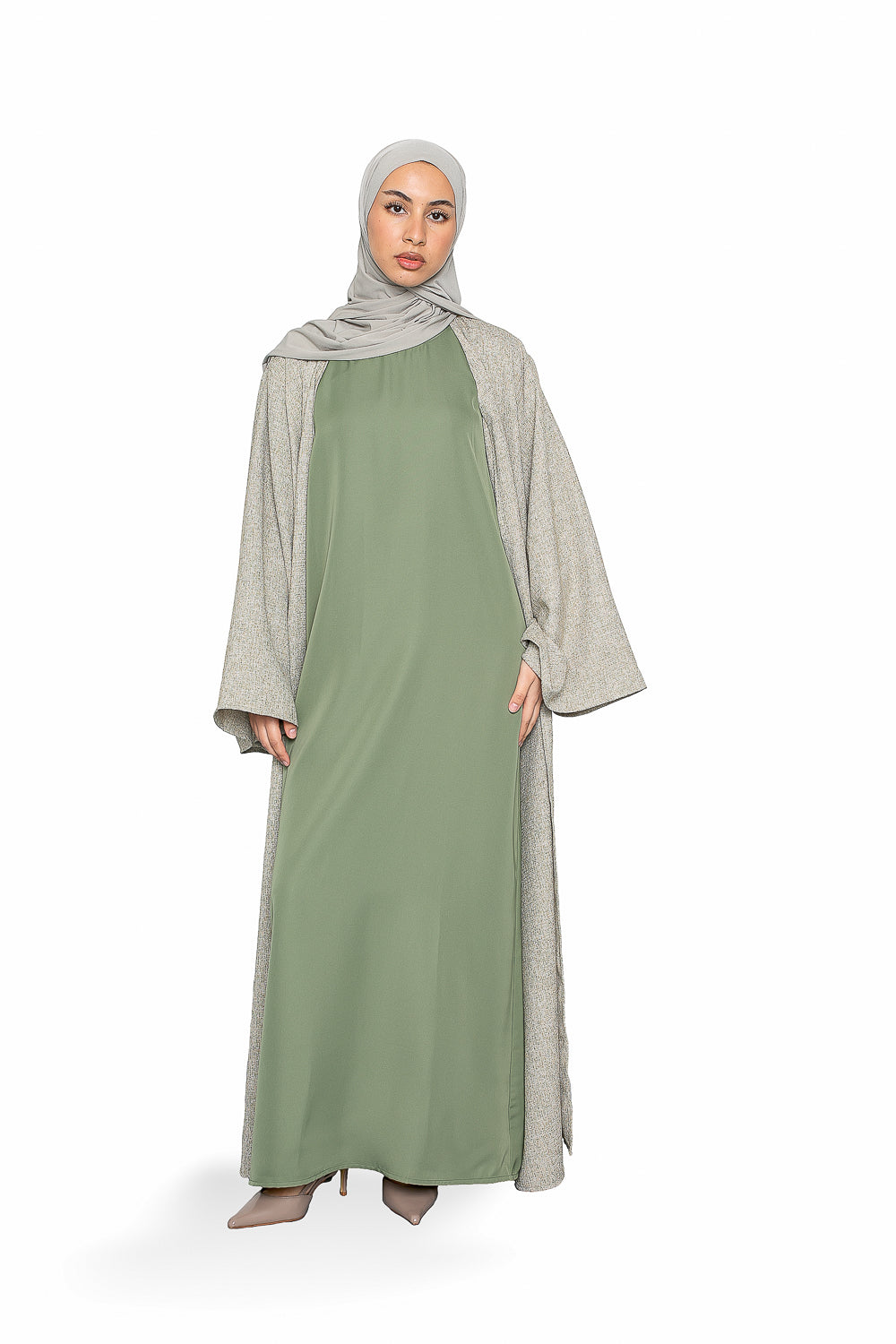 Dessous de abaya en nida premium pour femme musulmane. Boutique hijab.