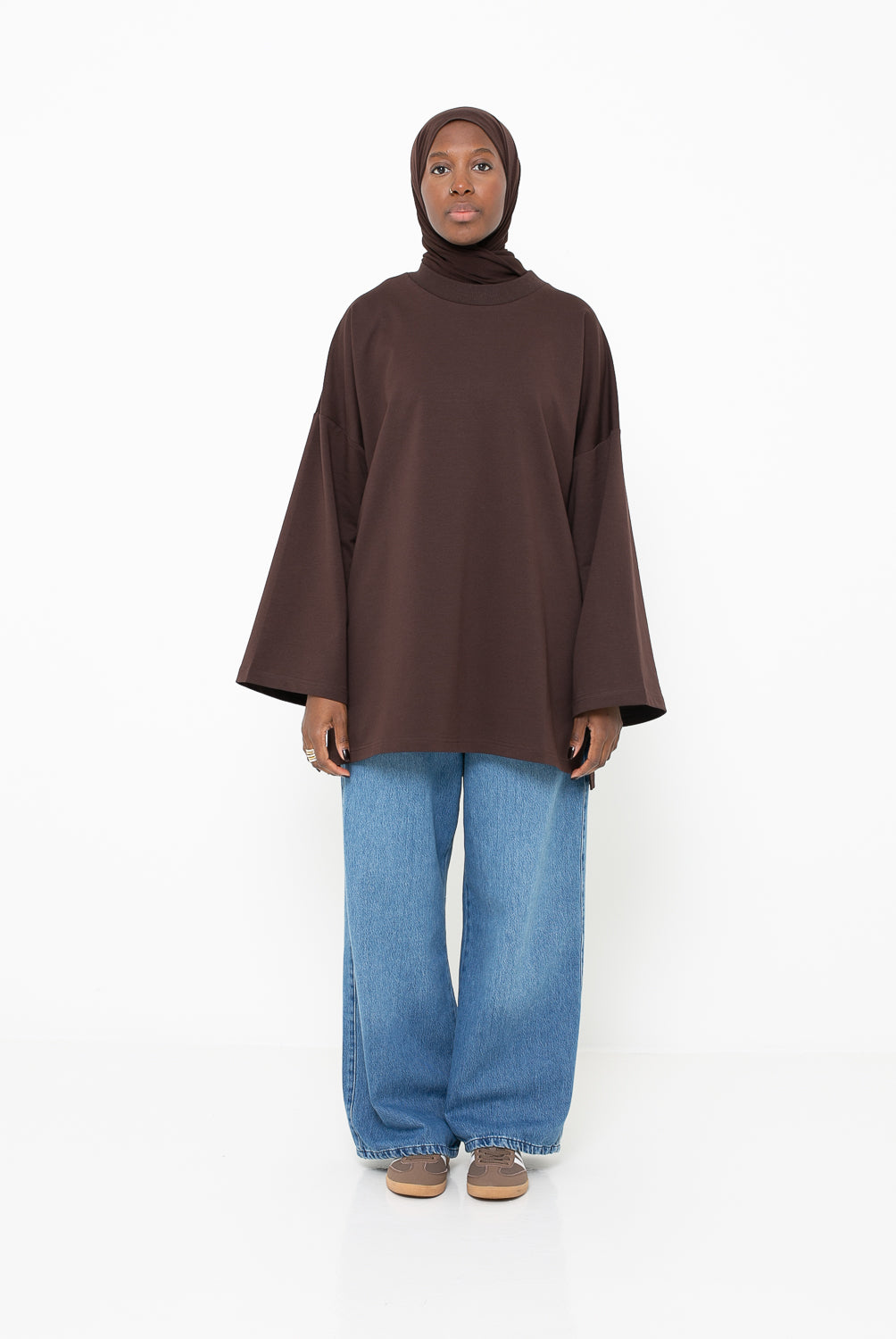 Haut ample en coton pour femme musulmane