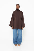 Haut ample en coton pour femme musulmane
