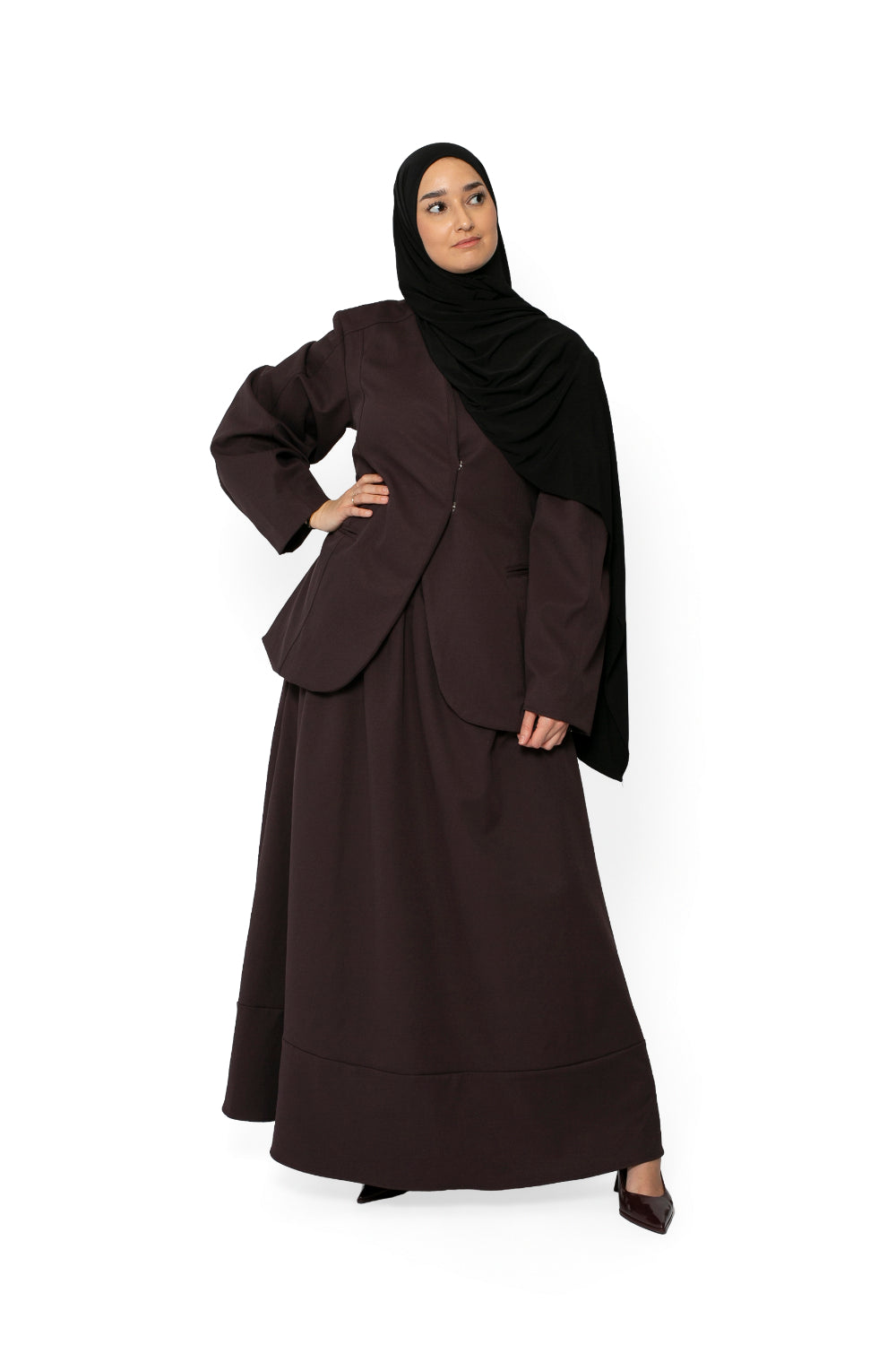 Jupe longue épaisse giver pour femme musulmane