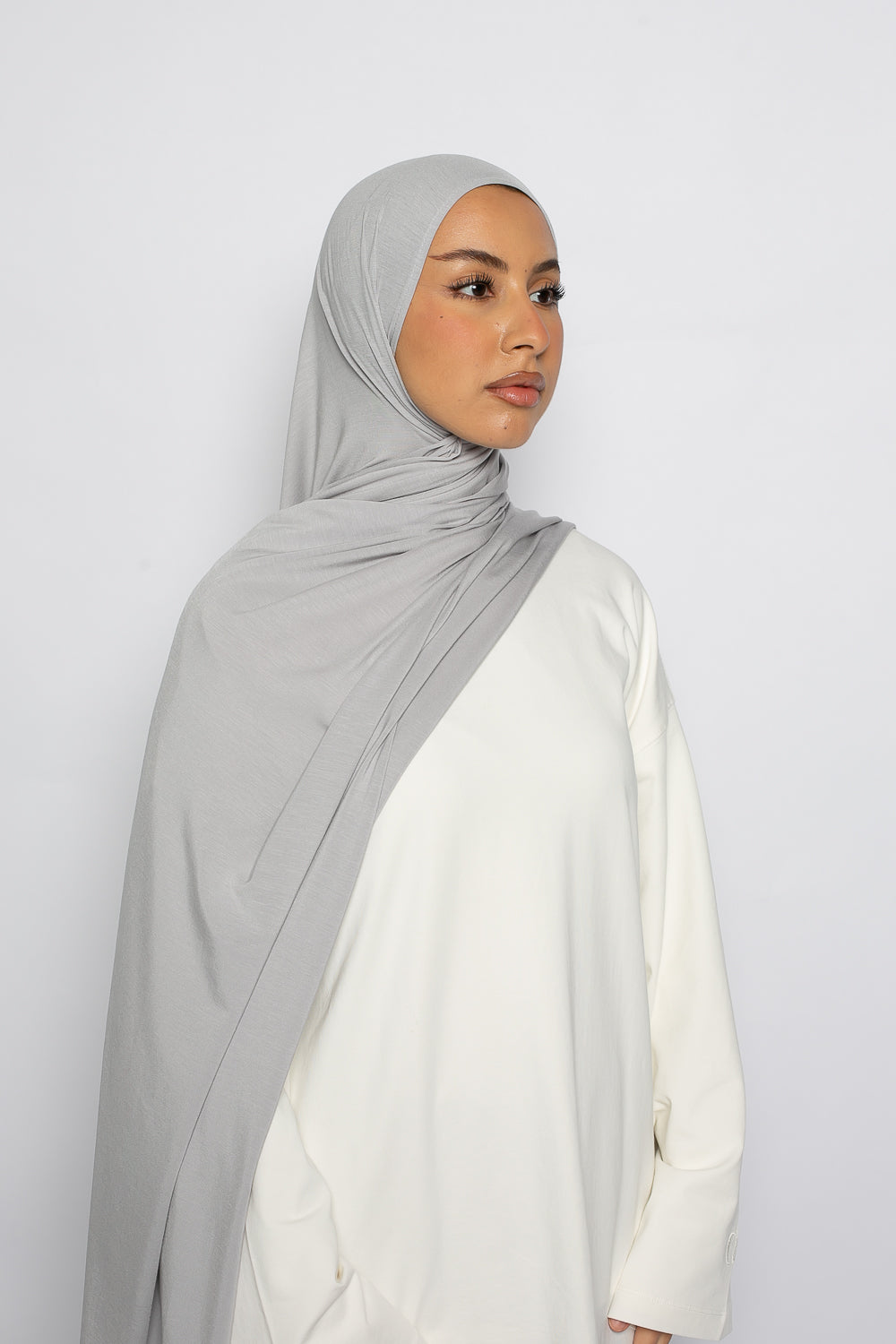 Hijab respirant en fibre naturelle printemps été