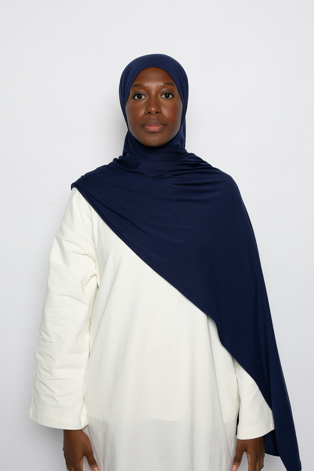 Hijab en fibre naturelle modal printemps été