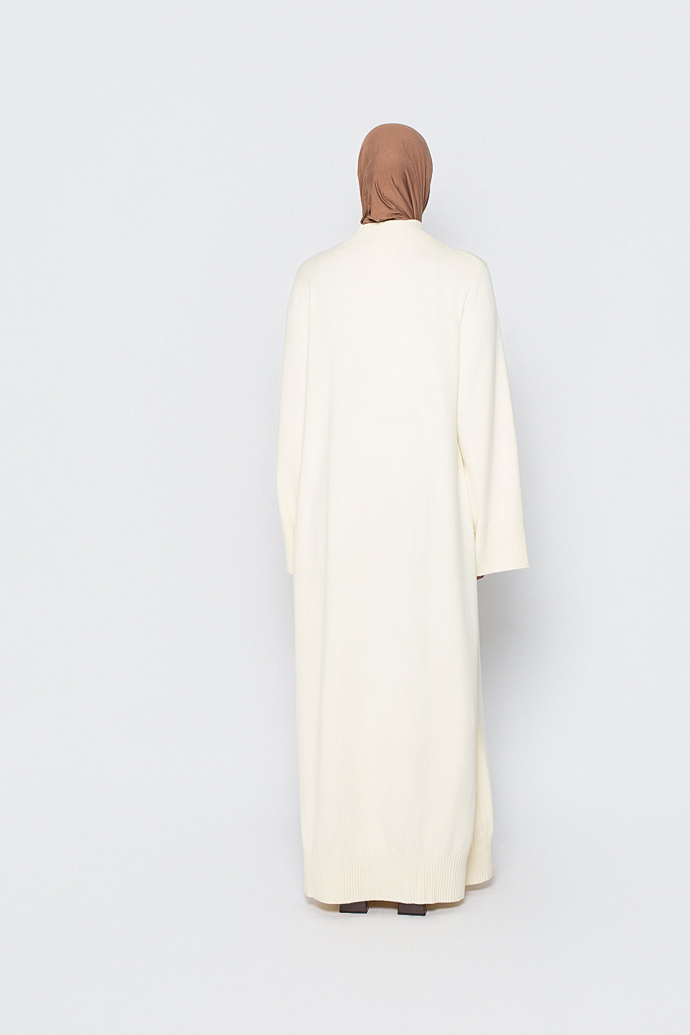 vue de face robe maille 